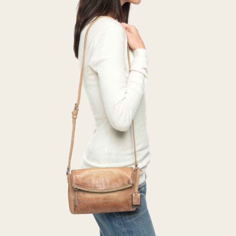 Frye Melissa Fold Over Crossbody Purse